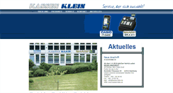 Desktop Screenshot of kassen-klein.de